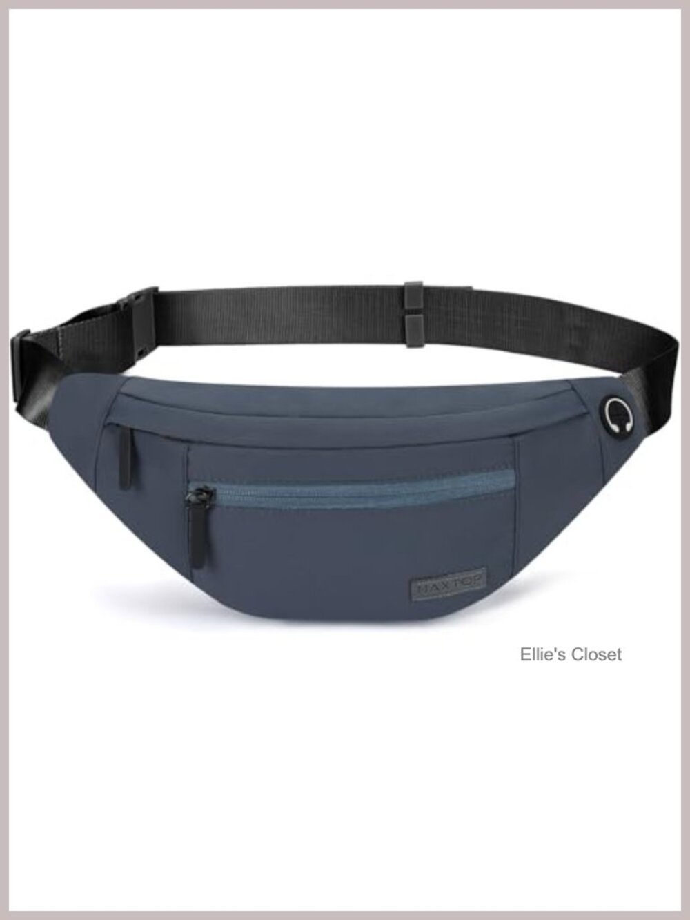 Large Fanny Pack for Men Women Sling Bag 4-Zipper Pockets